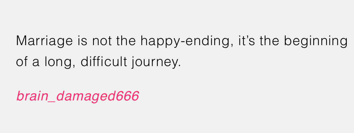 The 'I do' is just the start of a marathon, not a victory lap.