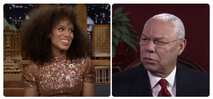 24. Kerry Washington & Colin Powell