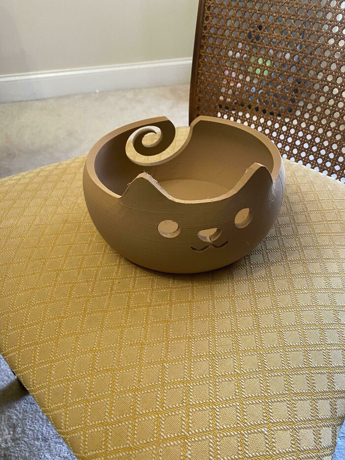 "I Haven’t Printed In Forever, So I Was Excited To Make A Yarn Bowl For My Wife Who Just Took Up Knitting"