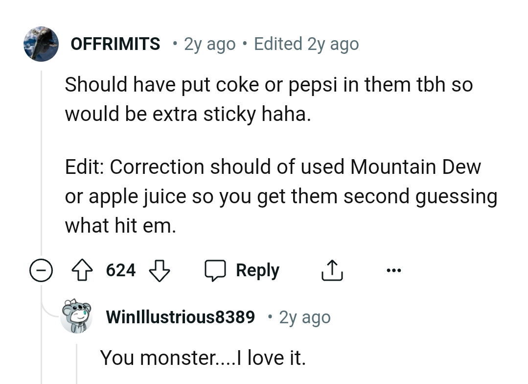 This Redditor Said the OP Could Have Used a Drink Instead