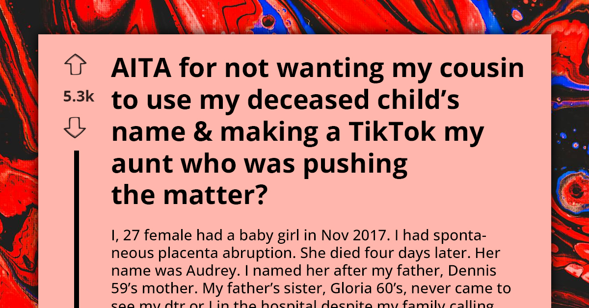 Woman Clashes With Overbearing Aunt Determined To Coerce Pregnant Relative Into Naming Newborn After Her Late Child