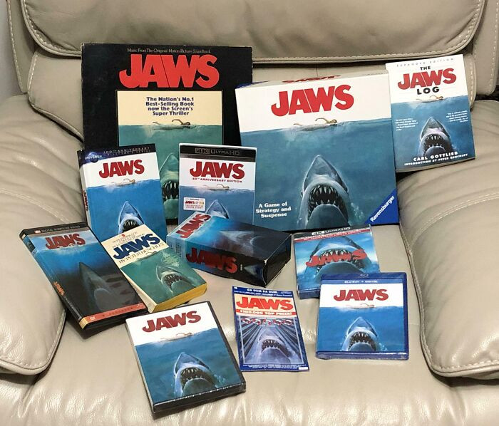 "I Added The 50th Anniversary Blu-Ray To My Jaws Collection Today"
