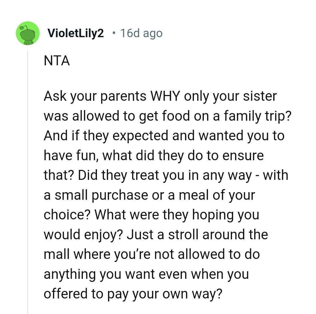 What were they hoping the OP would have?