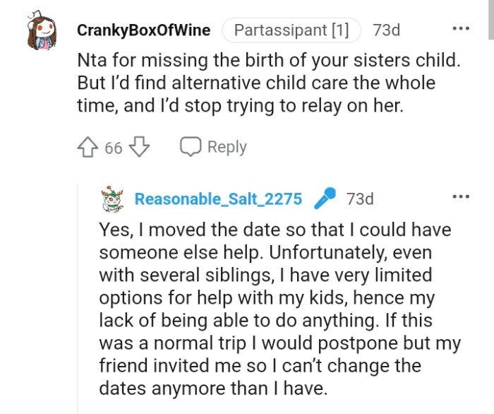 We've gathered some of the top comments from other redditors for you to read through below