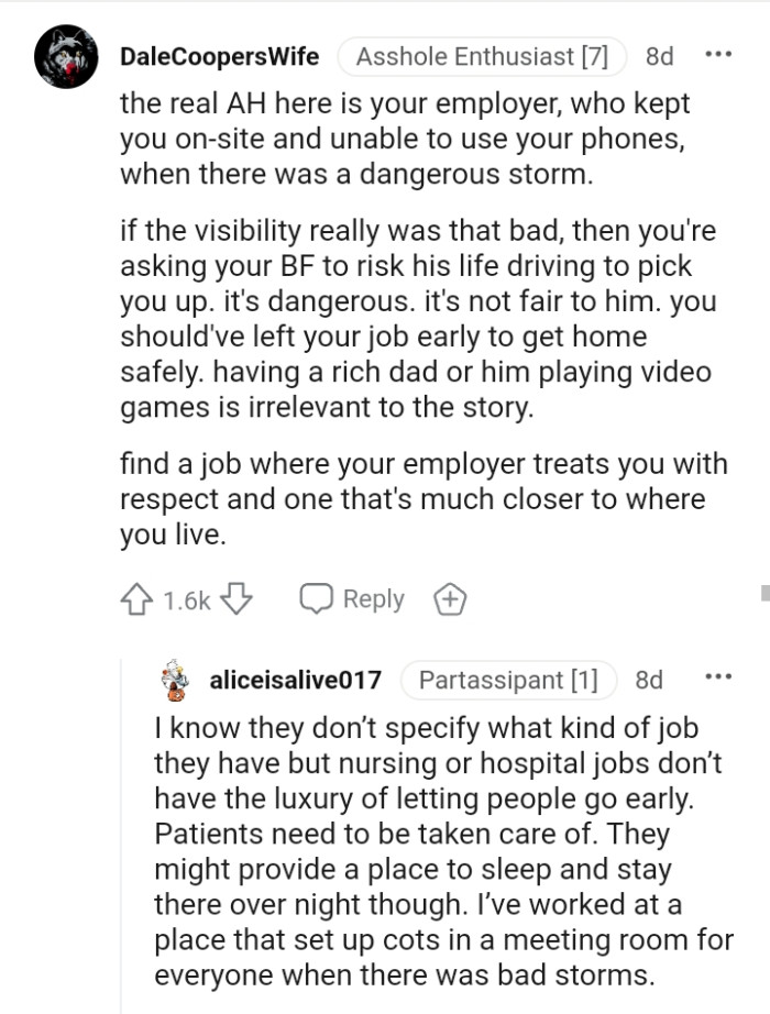 Find a job where your employer treats you with respect