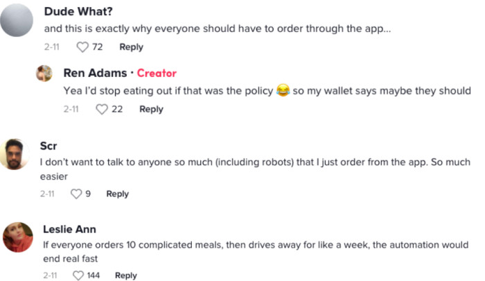 Maybe we should all use the app.