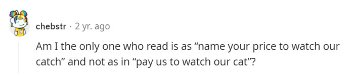 Well, that's one way to put a feline twist on the world's oddest fishing excursion—