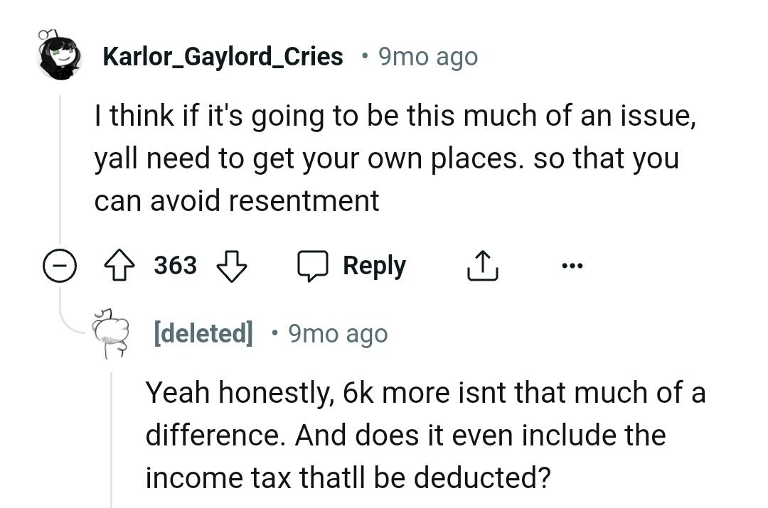 6k is not much of a difference