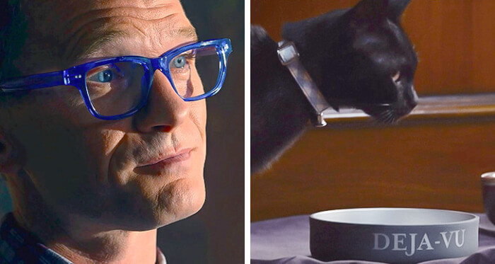 3. Neo, a psychotherapist who frequently sports blue-framed spectacles, turns out to be the Matrix's creator