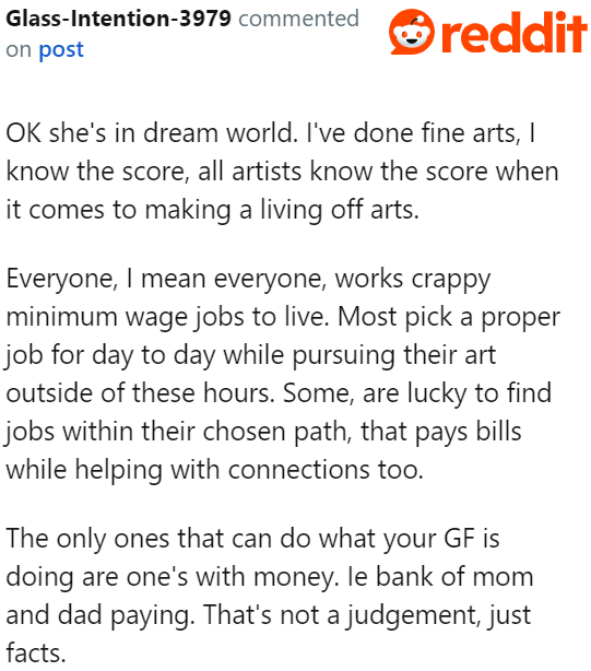 Unfortunately, this woman can't accept facts. It's hard to live that kind of life.