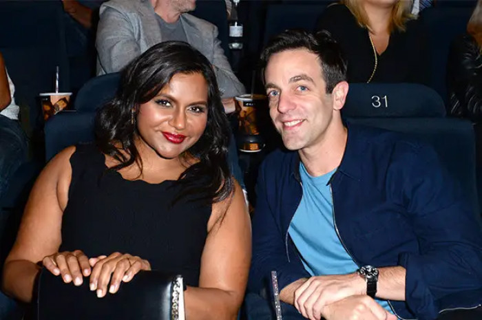 6. Mindy Kaling and B.J. Novak broke up in 2007 and have been friends since then