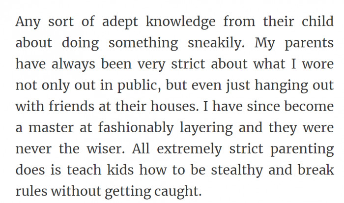 Strict parenting is not the best