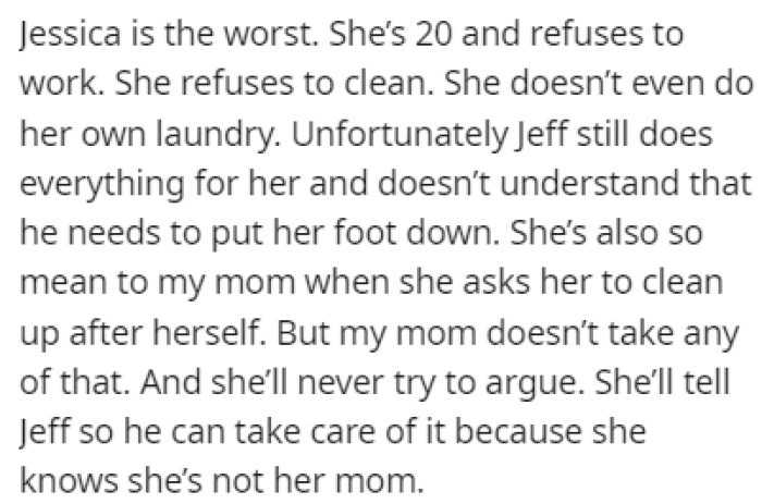 Jeff's Daughter, Jessica, Is the Worst in the Bunch