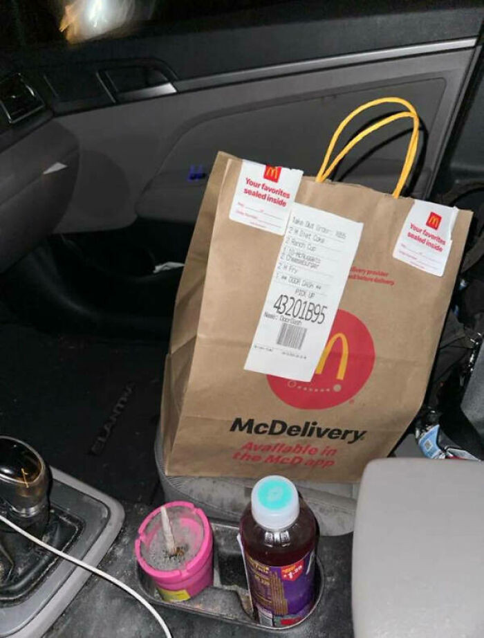 "DoorDash Driver Pulled Up To My House, Marked Order As Delivered, Stole It, And Uploaded This As The Delivery Location"