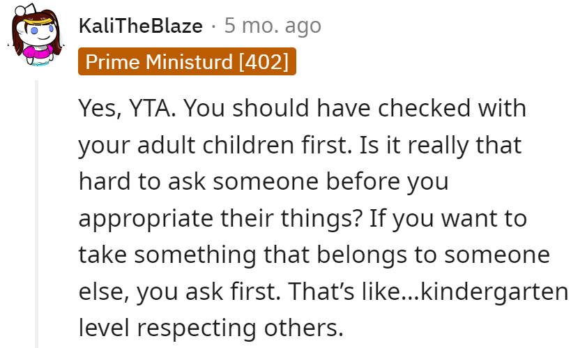 Note to self: Respecting others is not just kindergarten advice. Lesson learned, Captain Obvious!