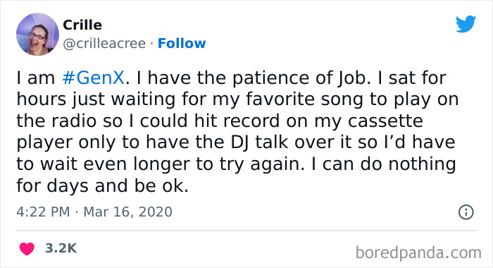7. Doing nothing for days