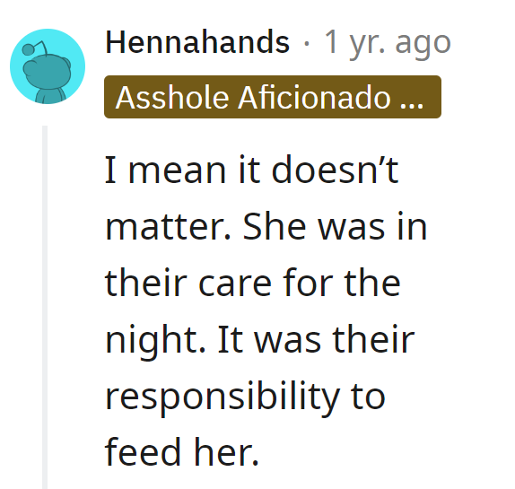 It's a sleepover, not a hunger strike.