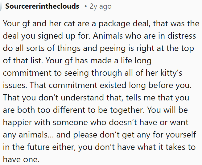 OP would likely be happier with someone who isn't into pets, and it's best not to get any in the future, either.