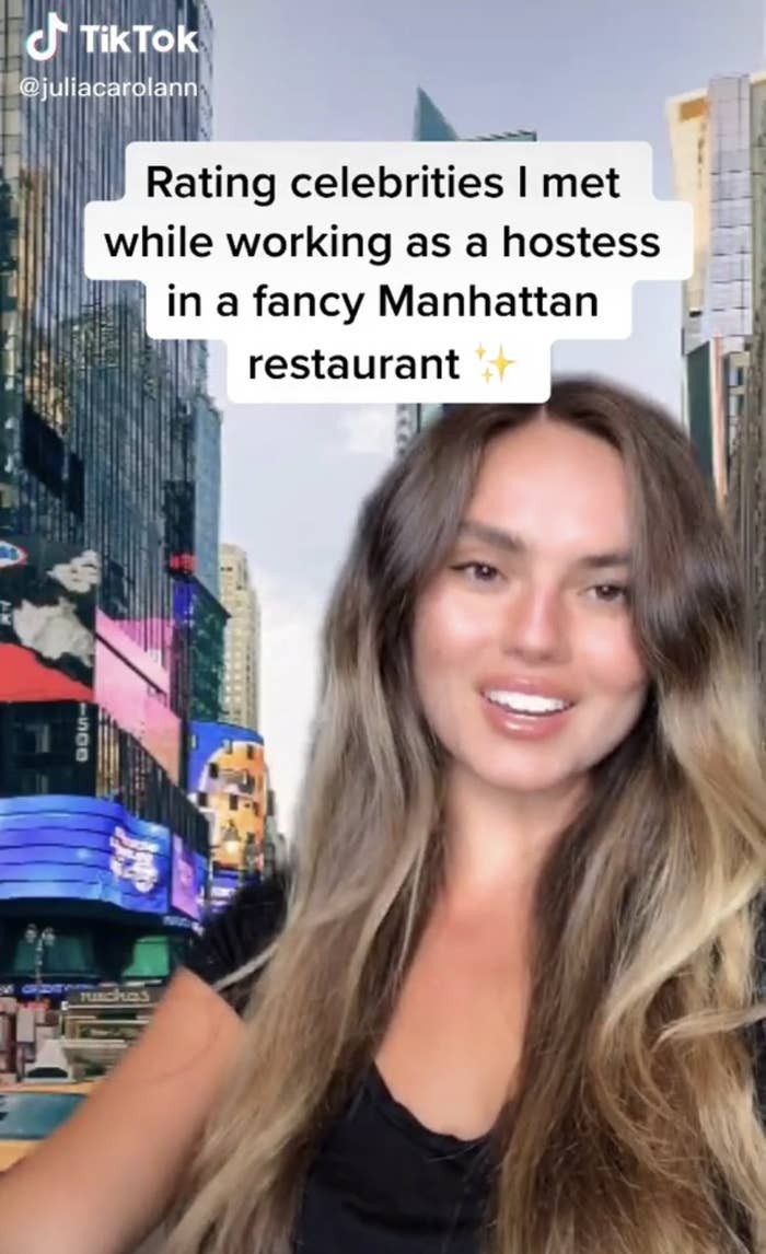 TikTok user @juliacarolann has revealed a lot from her experiences meeting celebrities. Enjoy further reading.