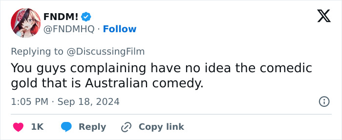 They Have No Idea of Australian Comedy