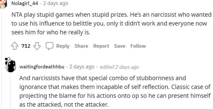 6. You play stupid games, you win stupid prizes