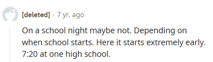 Regardless, it's still unreasonable.