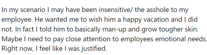 OP has offered the following explanation for why they think they might be the a-hole: