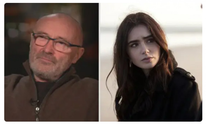 26. Phil Collins & Lily Collins