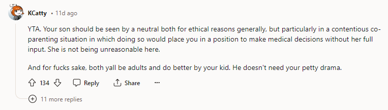 Different opinions - YTA