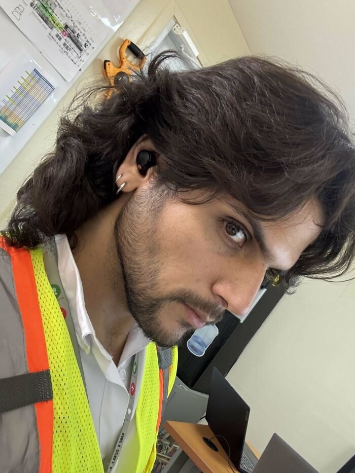 "Not Sure What This Style Is Called But It Used To Be A Mullet, Not Complaining Though"
