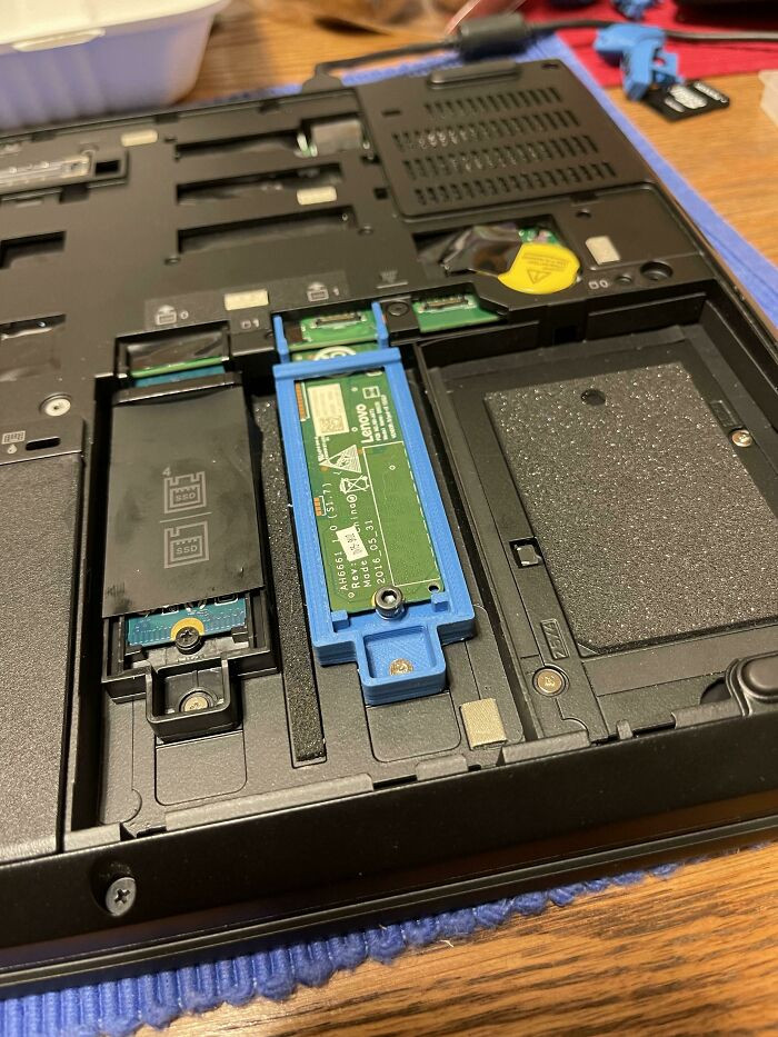 "Lenovo Wanted An Exorbitant Amount Of Money For One Of These Caddies So I Printed One Instead"