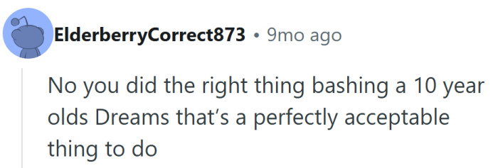 Nothing says “big sister energy” like a healthy dose of dream-crushing wrapped in concern.