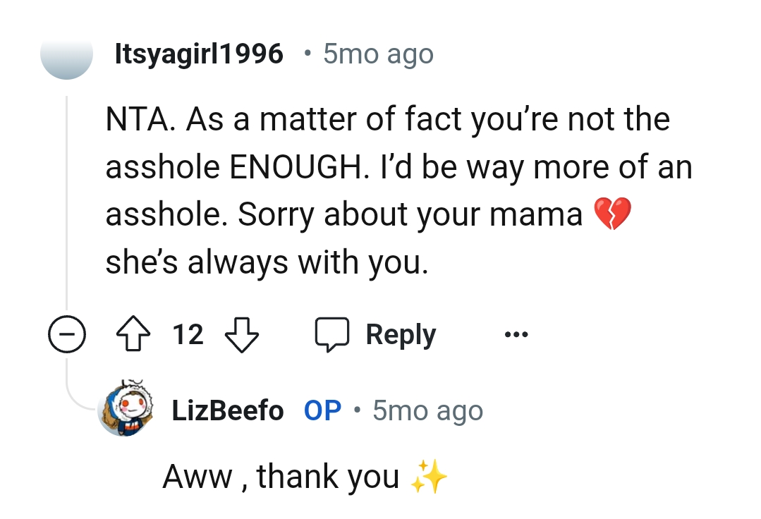 She's Always with the OP