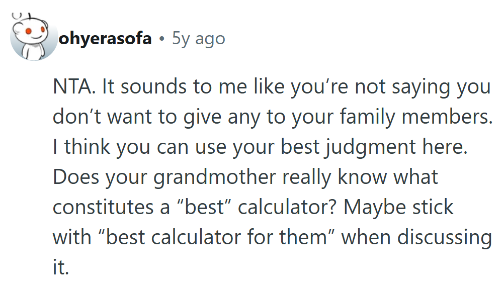 Turns out, “best calculator” might just depend on who’s doing the calculating — and who’s doing the nagging.