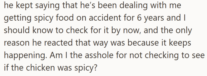 For him, it wasn’t about the chicken — it was about years of the same mistake repeating itself.