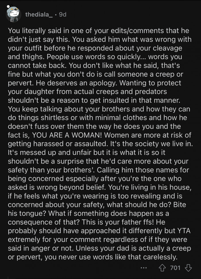 Once you say something, you can't take it back.