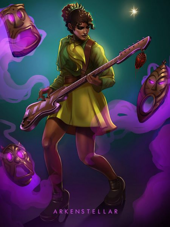 3. Here is another rock star guitar playing princess, Tiana