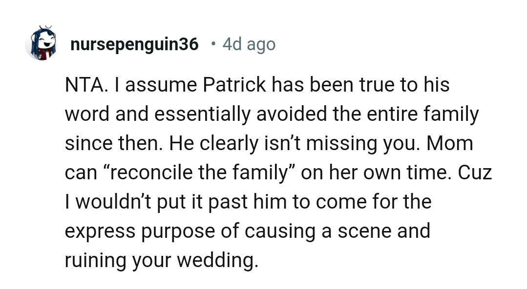 He isn't missing the OP