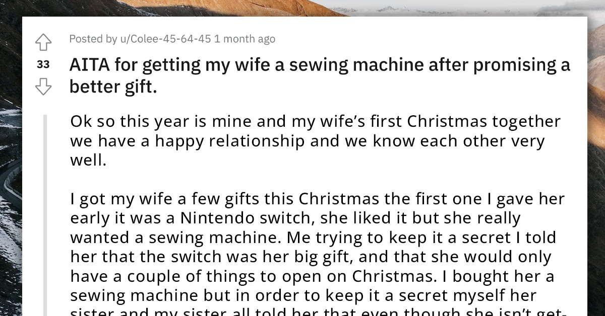 Husband Gets His Wife Present She Always Wanted But Tries To Conceal It By Hyping Her About Some Even Better Gift, Ends In Disaster