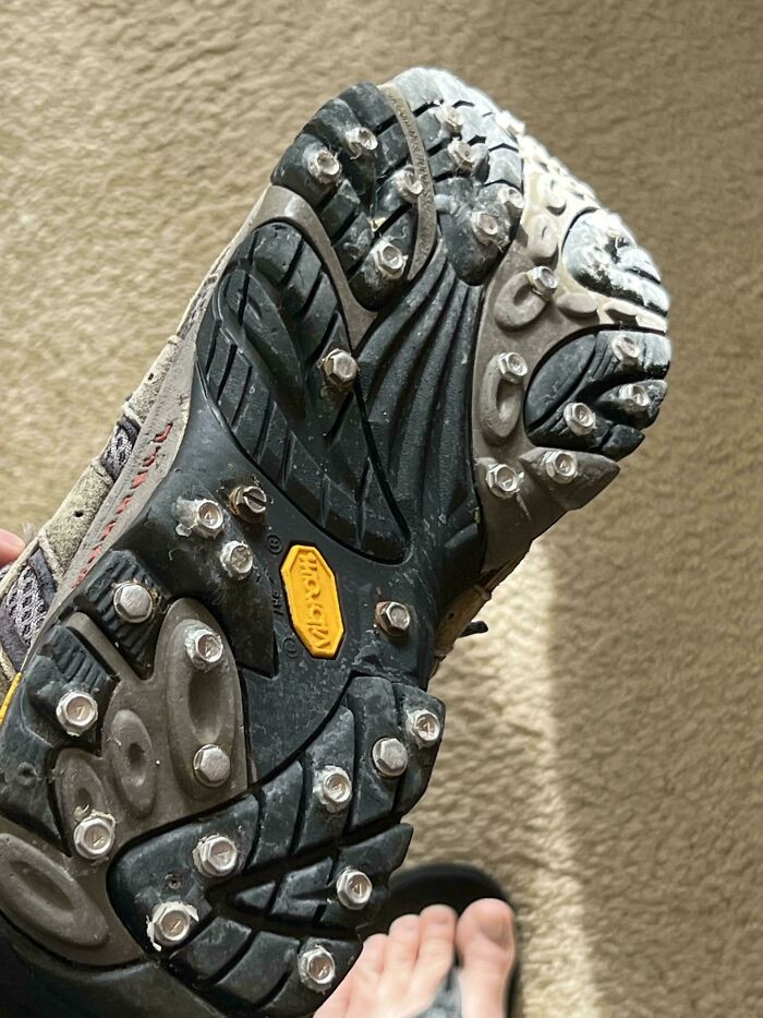 "Slipping On Ice? Screw Cleats!"