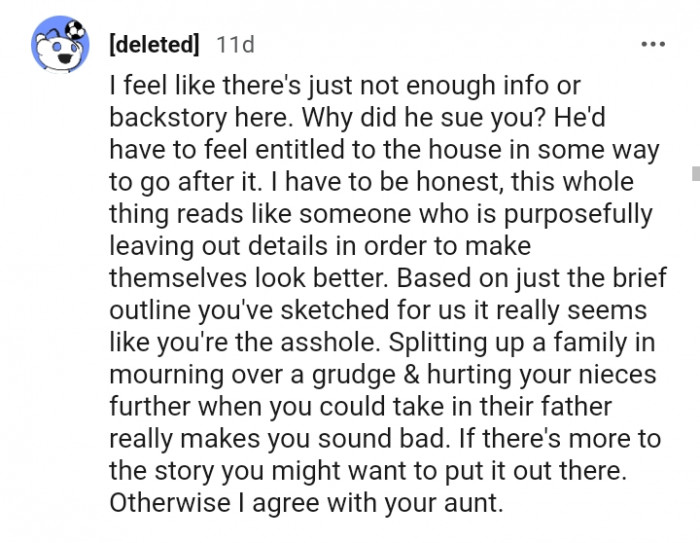 It sounds like someone is purposefully leaving out details