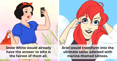 Teenage Disney Royalty - Reimagining Princesses In Their Adolescent Years