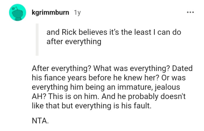 Everything is his fault