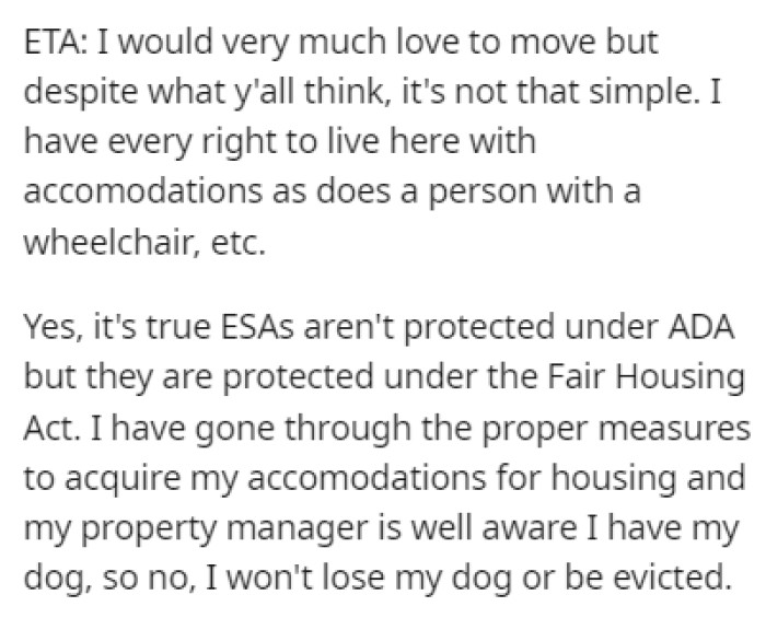 OP provided an update to the original story after seeing what other people had to say