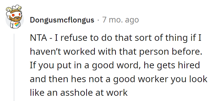 Recommending without experience? It's like praising a movie never seen.