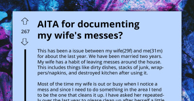 Man Takes Crucial Step In Trying To Curtail His Wife From Always Leaving Mess Behind, Gets Tagged Petty