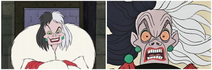 21. Disney can be quite nasty at times. Cruella De Vil is regarded as one of the most evil villains in the Disney universe. She didn’t even spare these helpless Dalmatian puppies and was willing to sacrifice their lives for the price of a single fur coat.