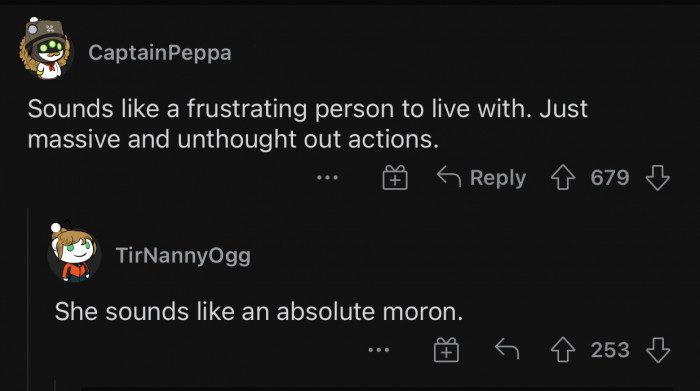 OP's husband must be suffering.