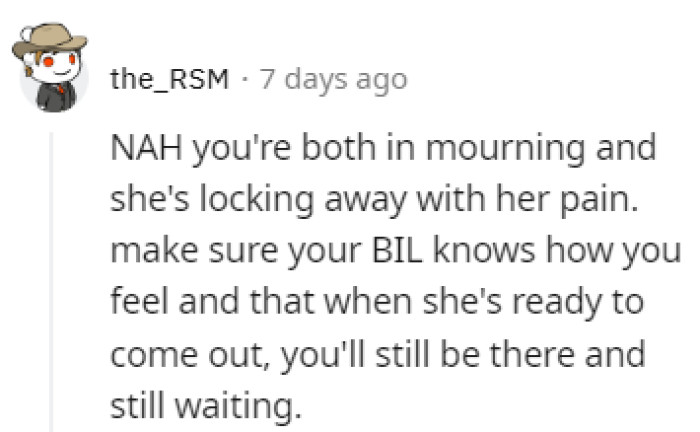 OP needs to be patient