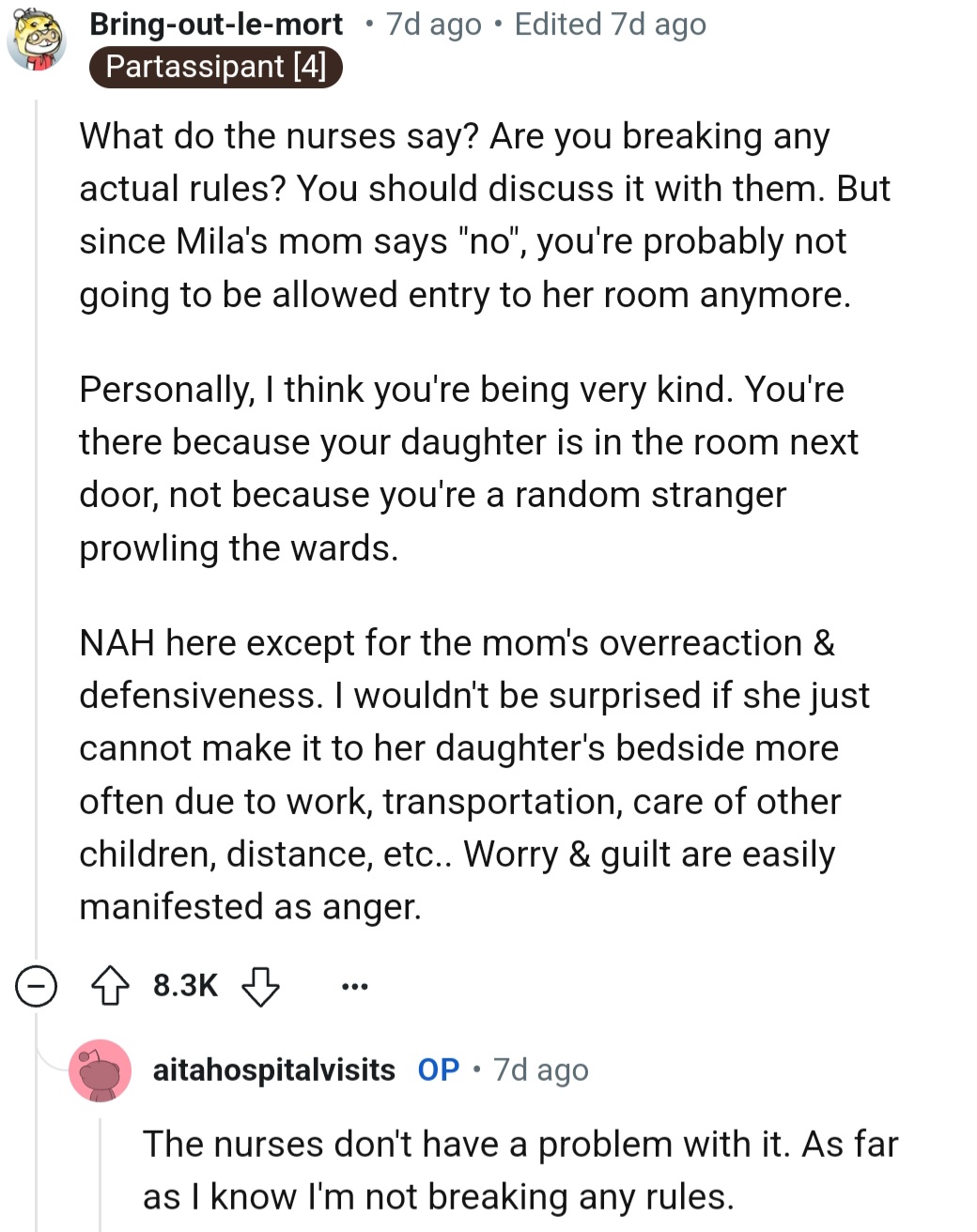 Check out some interesting comments we've gathered from the Reddit community;